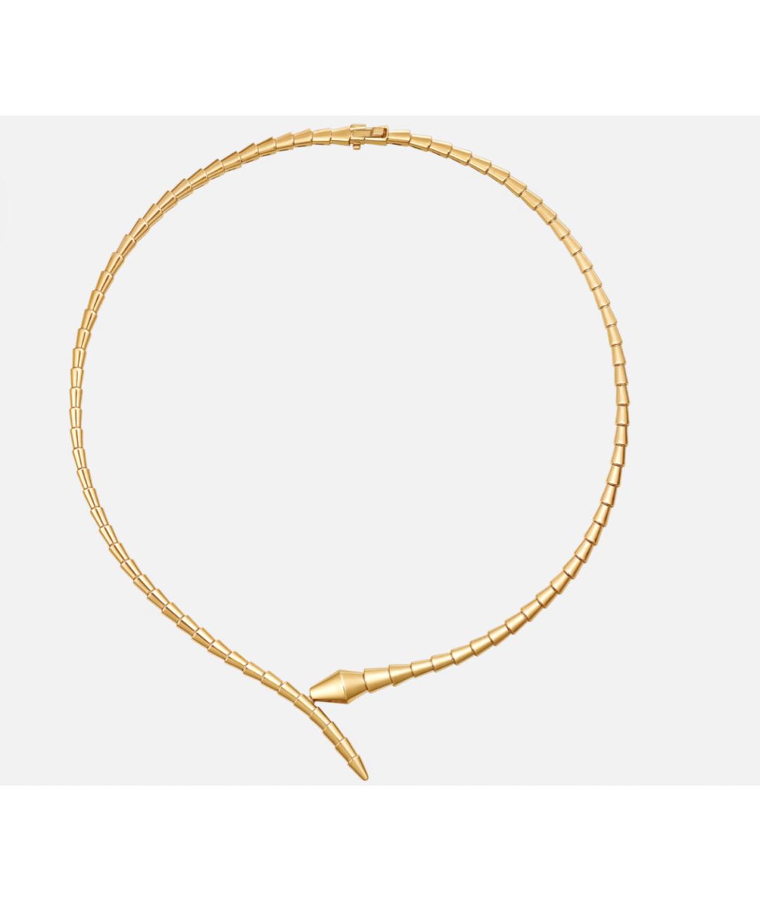 BVLGARI Золотое колье из желтого золота, фото 3