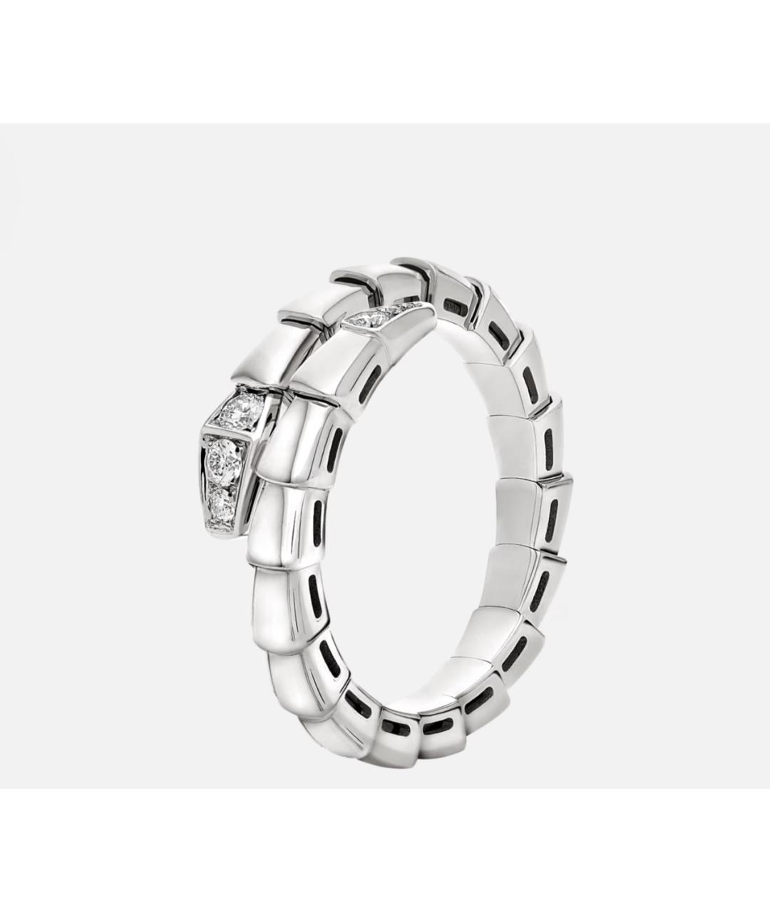 BVLGARI Серебряное кольцо из белого золота, фото 3