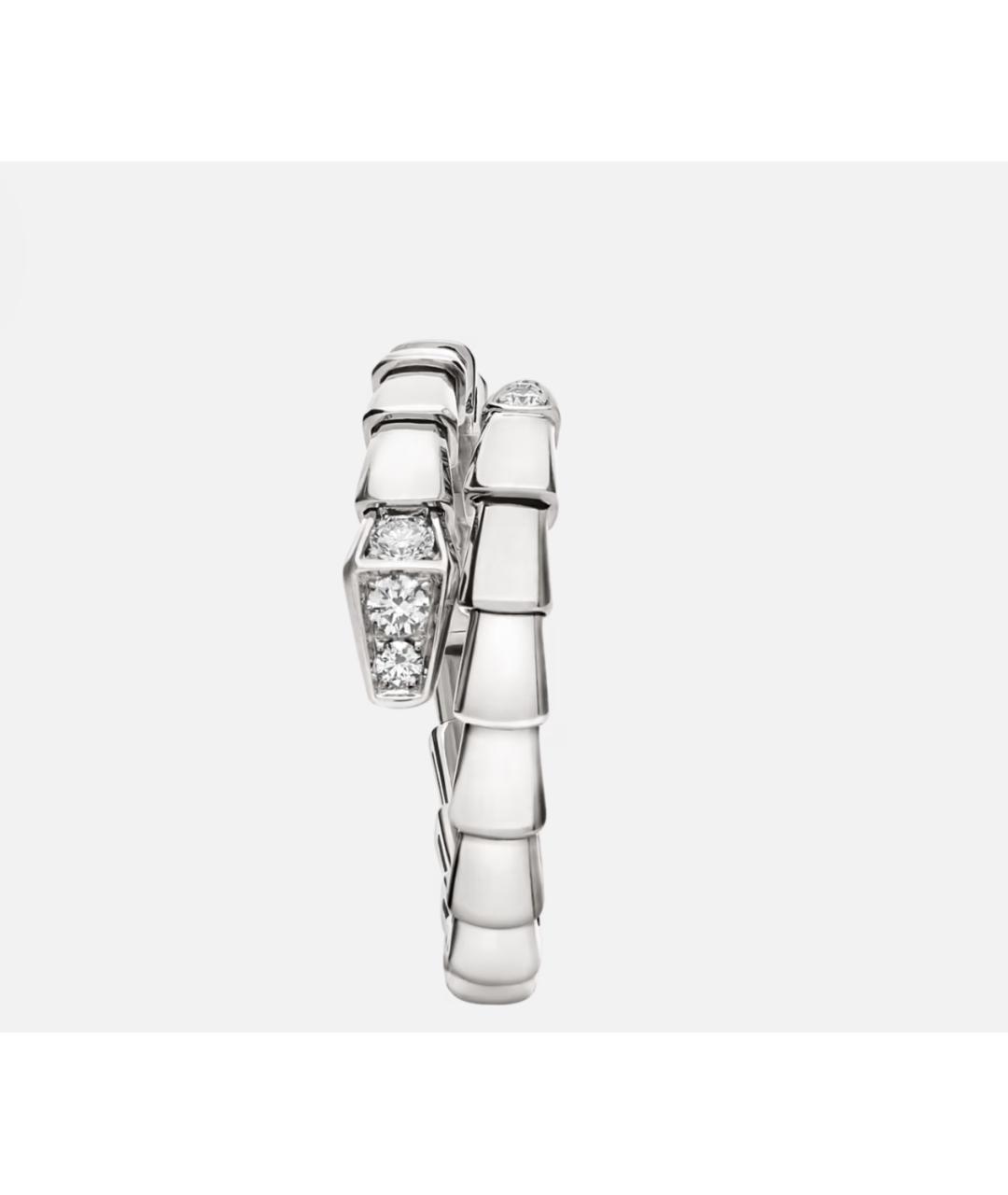 BVLGARI Серебряное кольцо из белого золота, фото 2