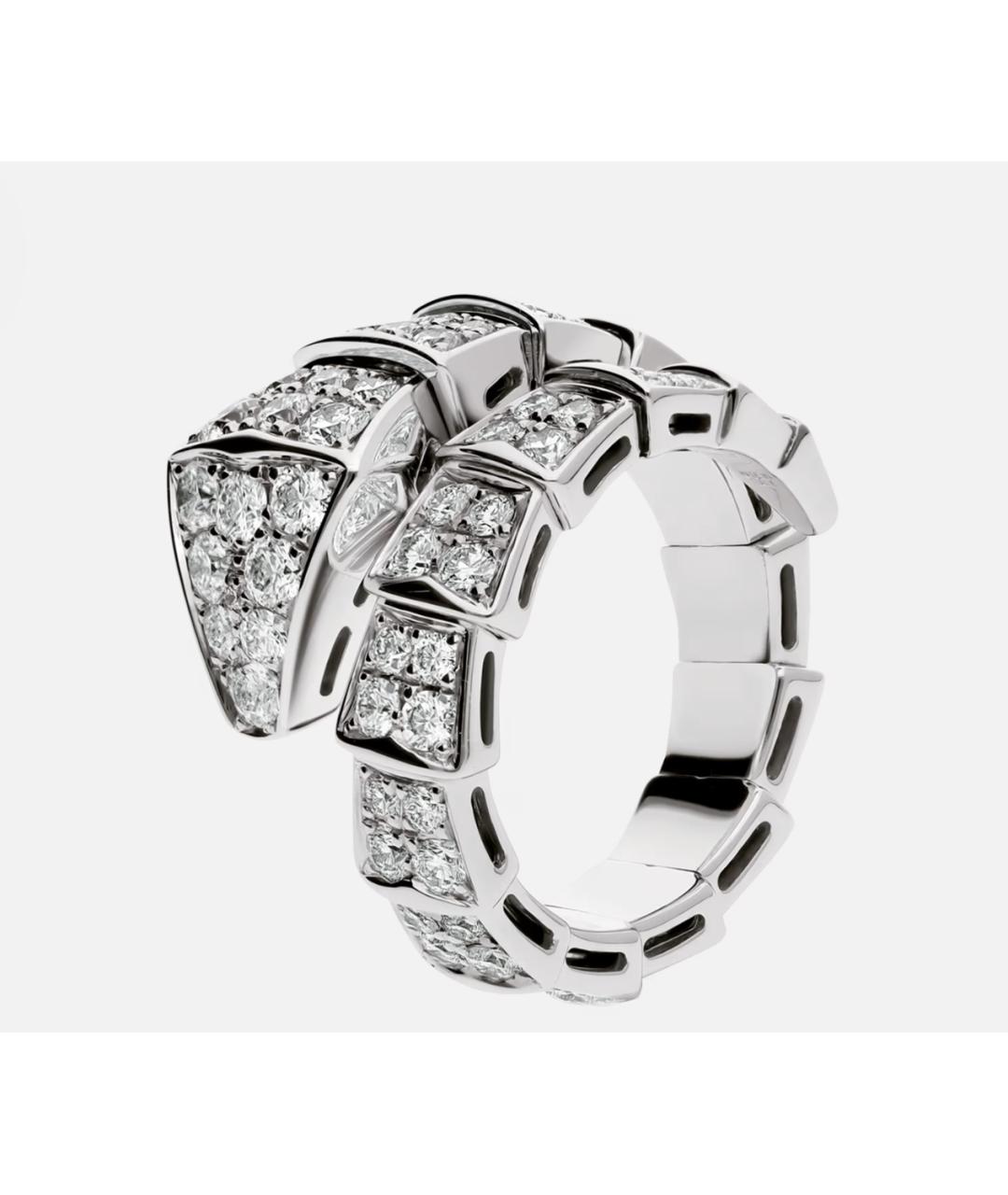 BVLGARI Серебряное кольцо из белого золота, фото 3