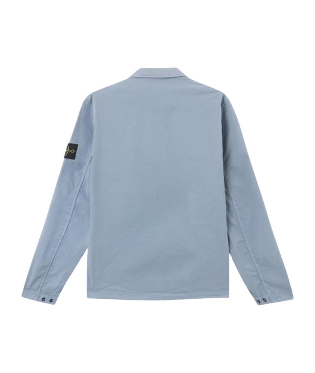 STONE ISLAND Синяя хлопковая куртка, фото 2