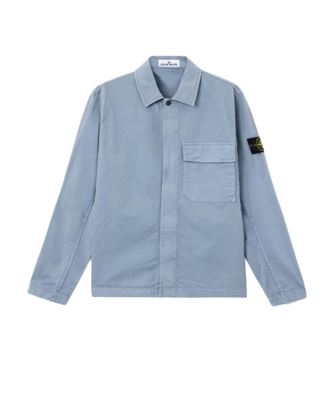 STONE ISLAND Синяя хлопковая куртка, фото 1