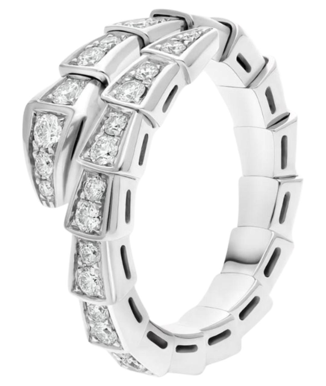 BVLGARI Серебряное кольцо из белого золота, фото 1