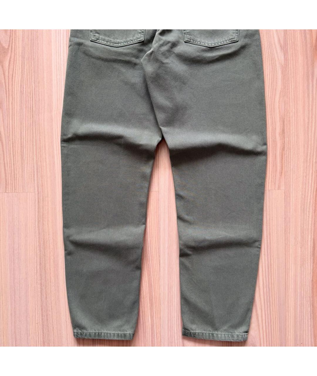 CARHARTT WIP Салатовые хлопковые джинсы, фото 4