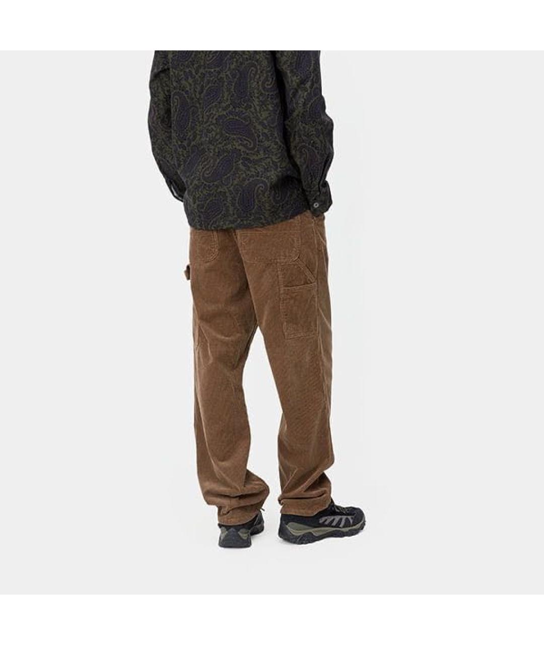 CARHARTT WIP Коричневые хлопковые джинсы, фото 4