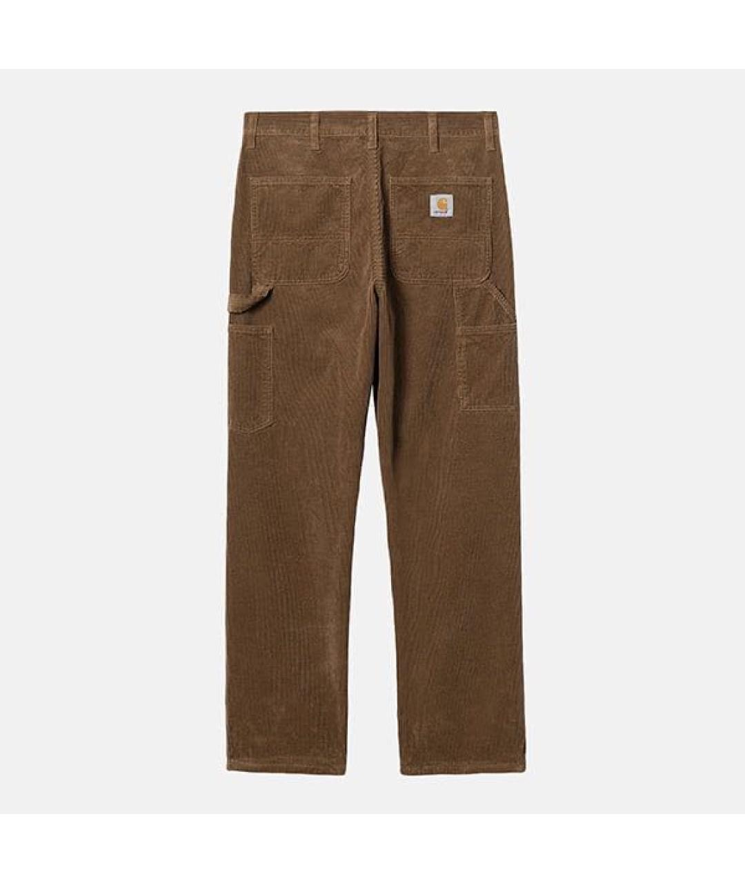 CARHARTT WIP Коричневые хлопковые джинсы, фото 2