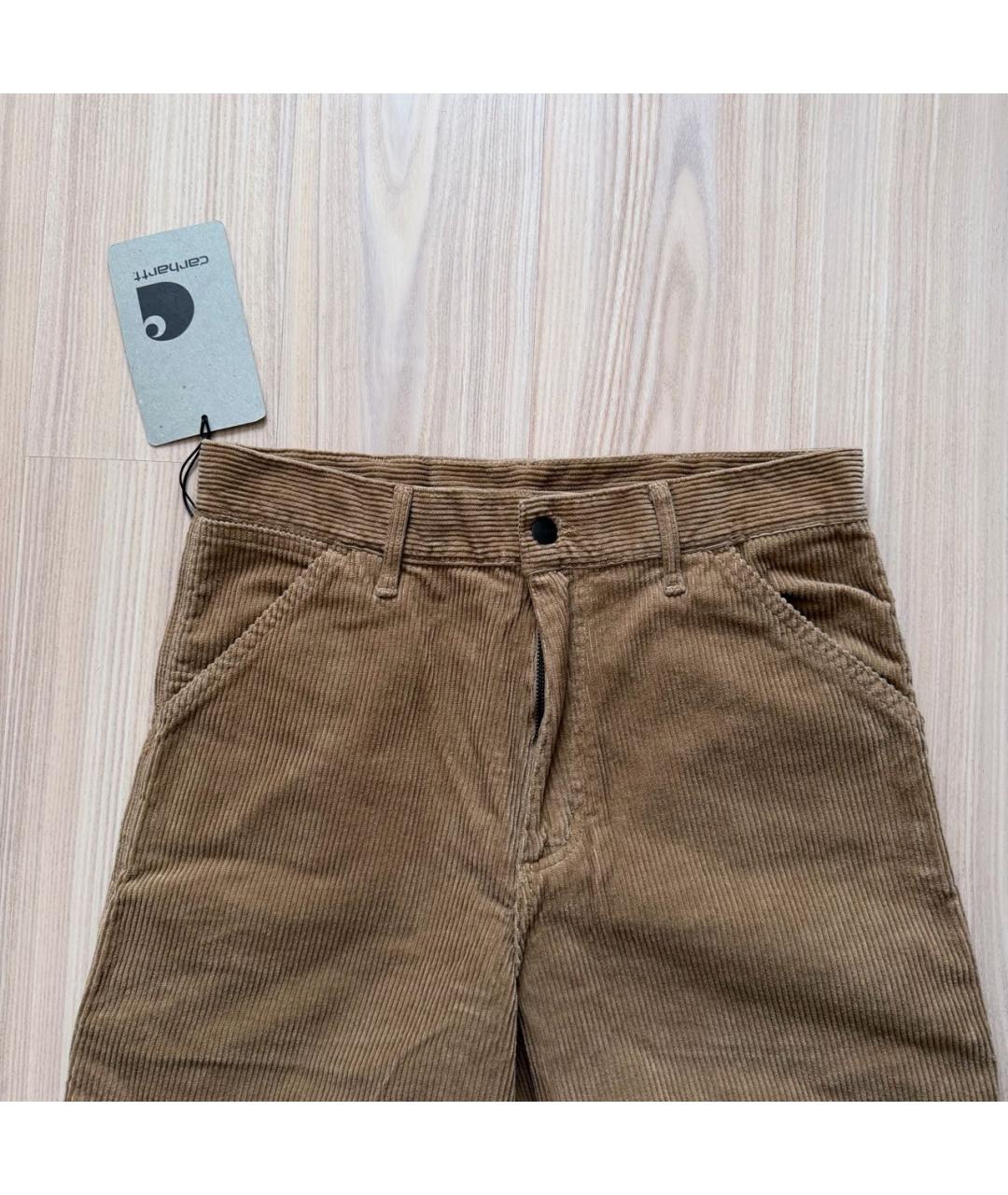 CARHARTT WIP Коричневые хлопковые джинсы, фото 6