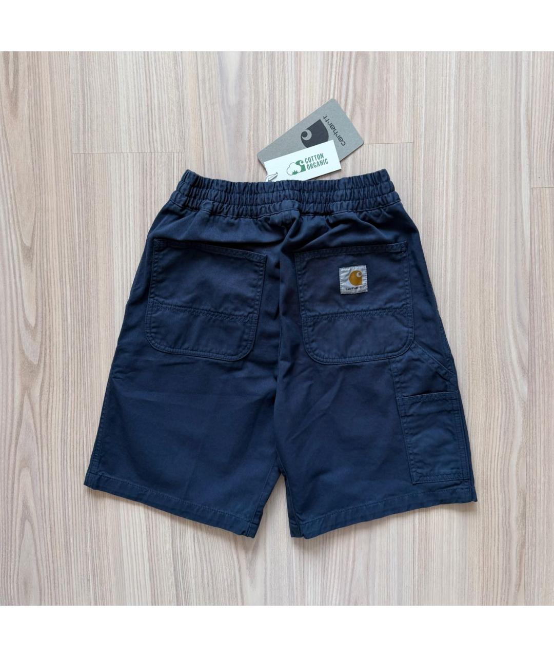 CARHARTT WIP Темно-синие хлопковые шорты, фото 2