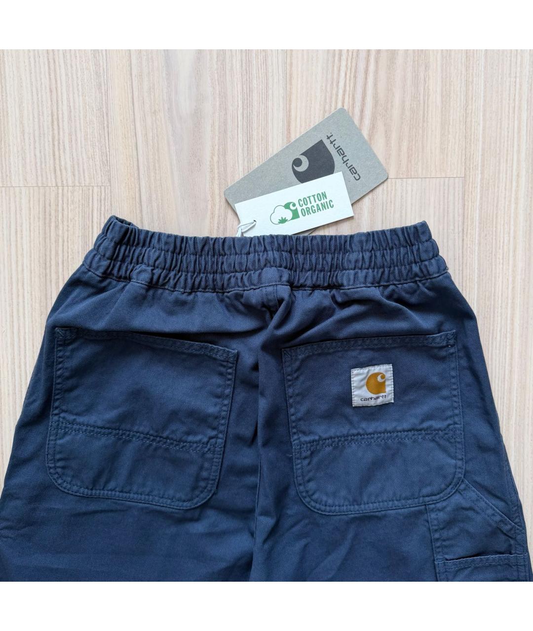 CARHARTT WIP Темно-синие хлопковые шорты, фото 4