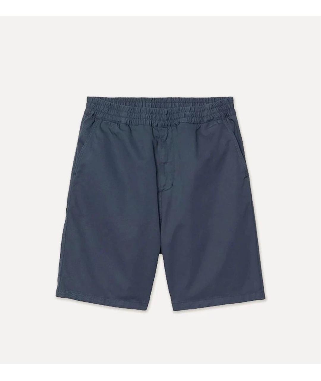 CARHARTT WIP Темно-синие хлопковые шорты, фото 7