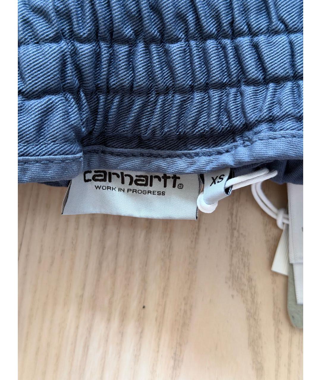 CARHARTT WIP Темно-синие хлопковые шорты, фото 5