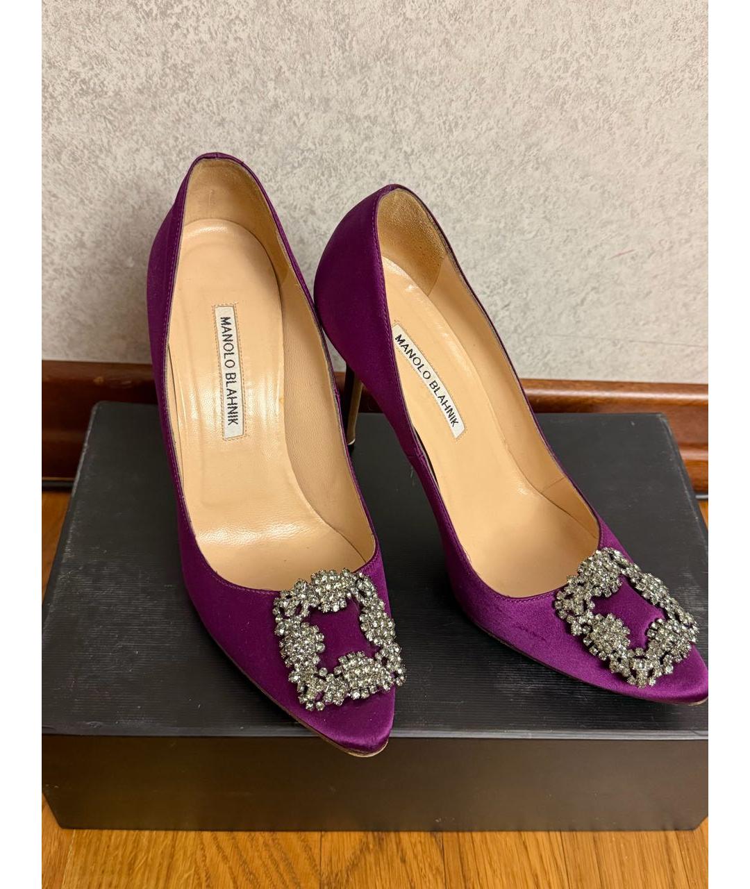 MANOLO BLAHNIK Фиолетовые туфли, фото 2