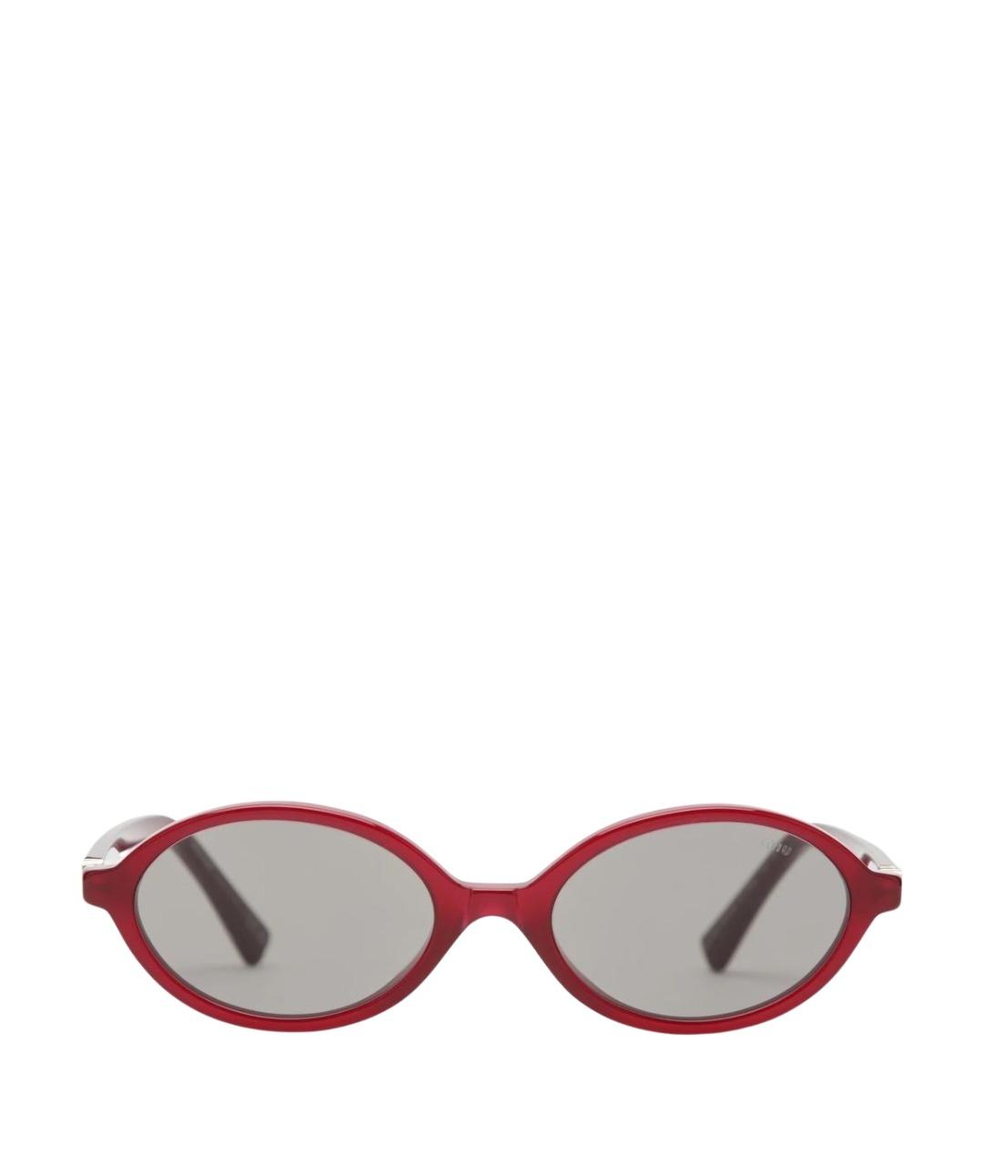 MIU MIU Бордовые солнцезащитные очки, фото 1