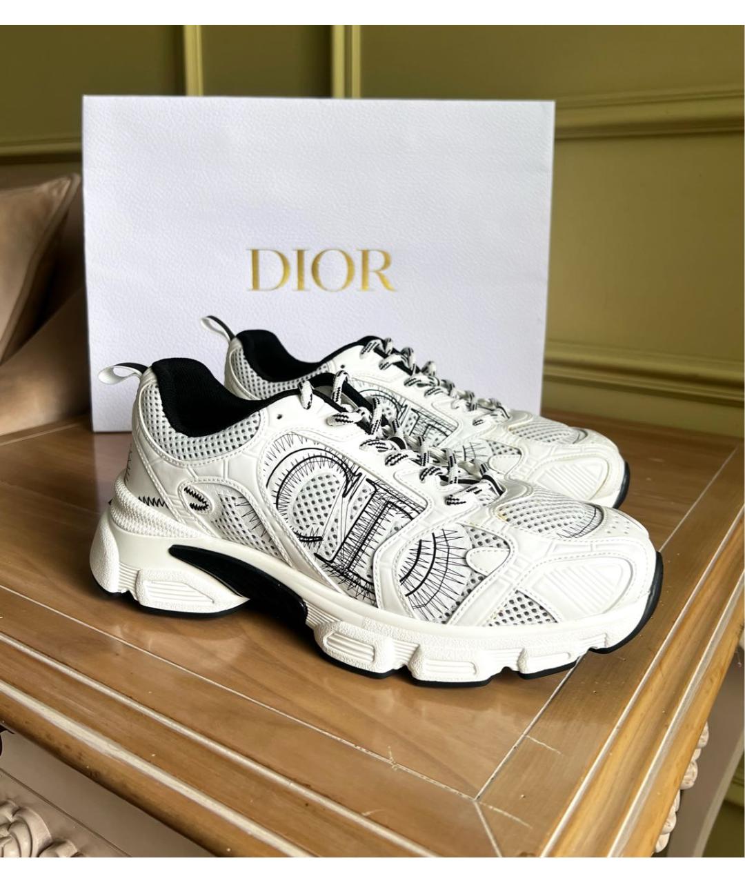 CHRISTIAN DIOR Белые кроссовки, фото 5