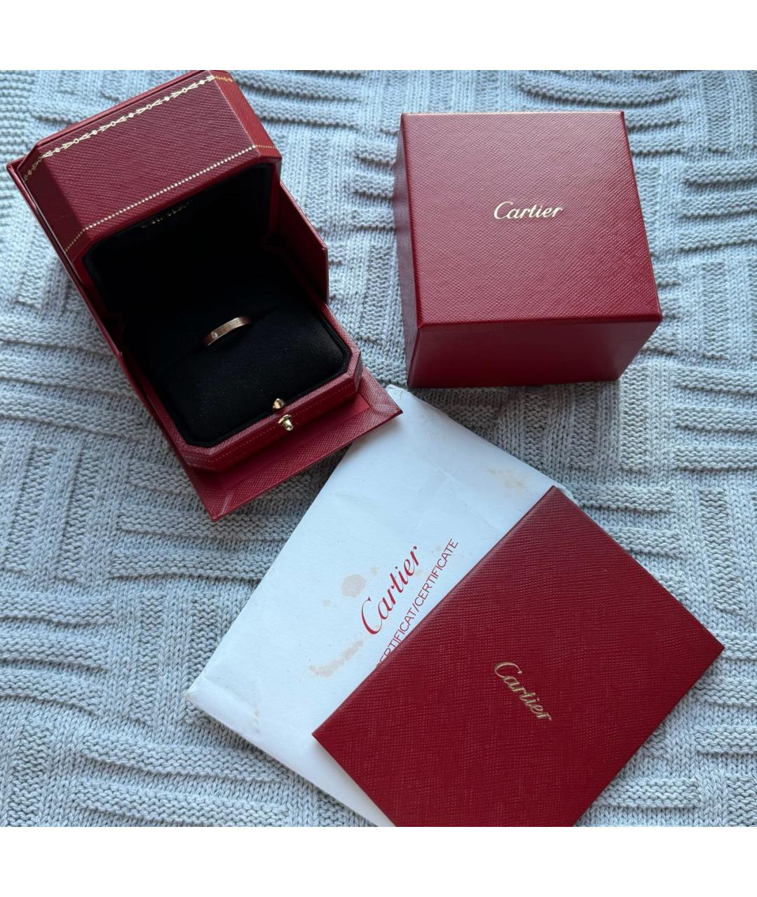 CARTIER Золотое кольцо из розового золота, фото 2