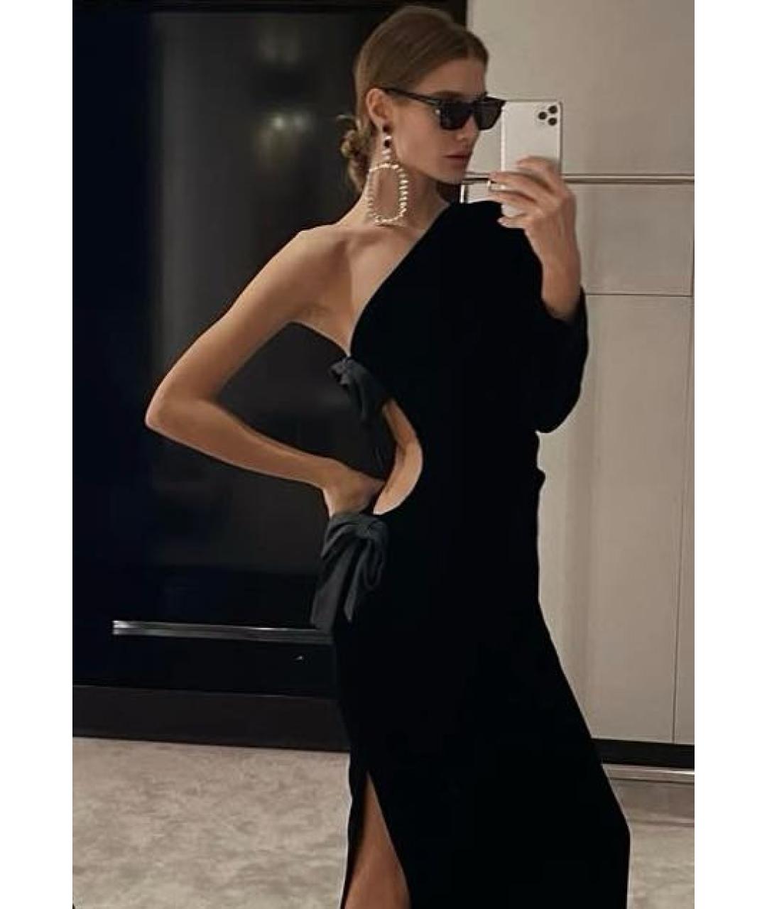 SAINT LAURENT Черное вечернее платье, фото 2