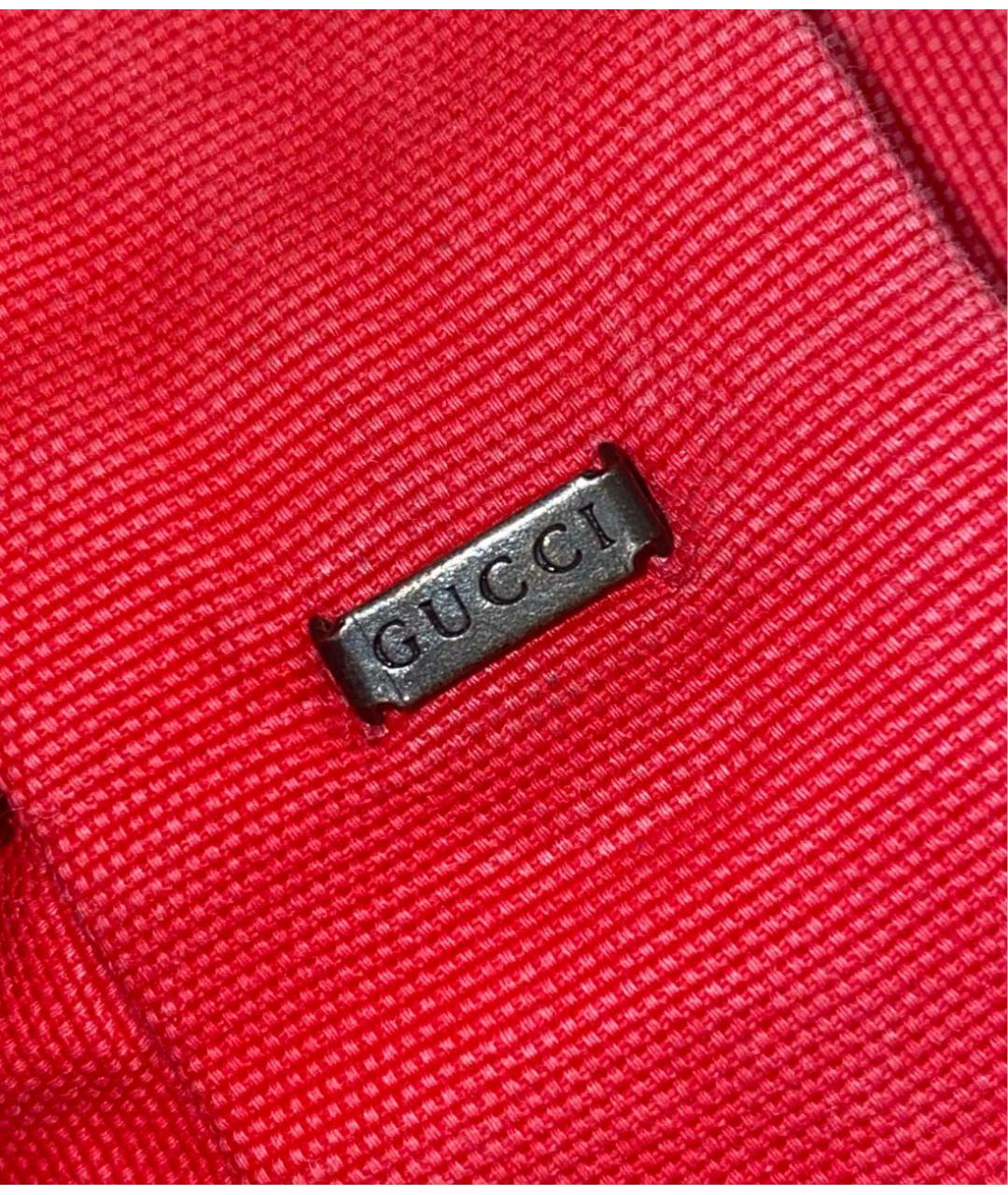 GUCCI Коралловые хлопковые шорты, фото 6