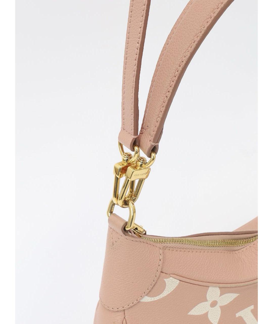 LOUIS VUITTON Розовая кожаная сумка через плечо, фото 6