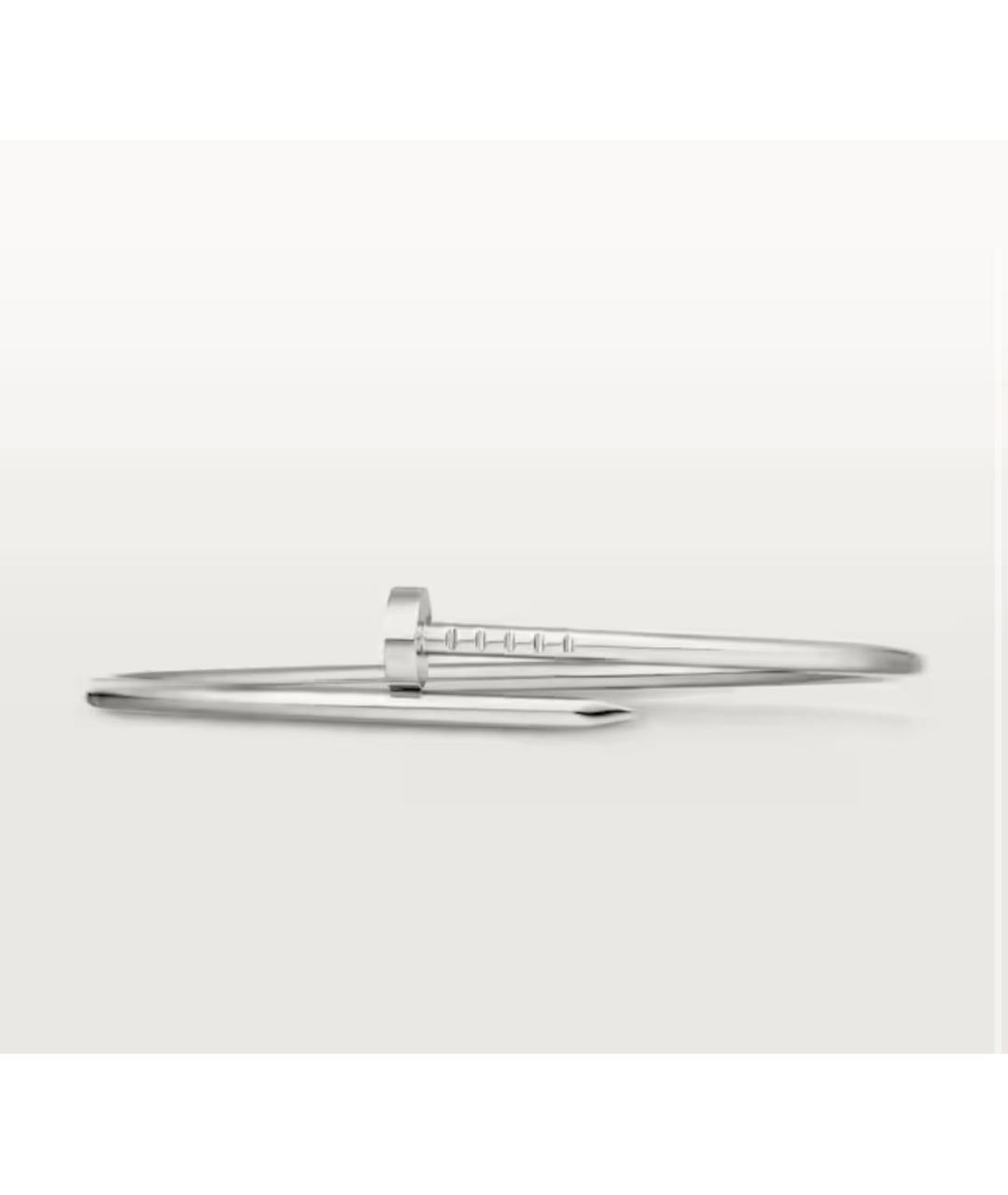 CARTIER Серебряный браслет из белого золота, фото 4