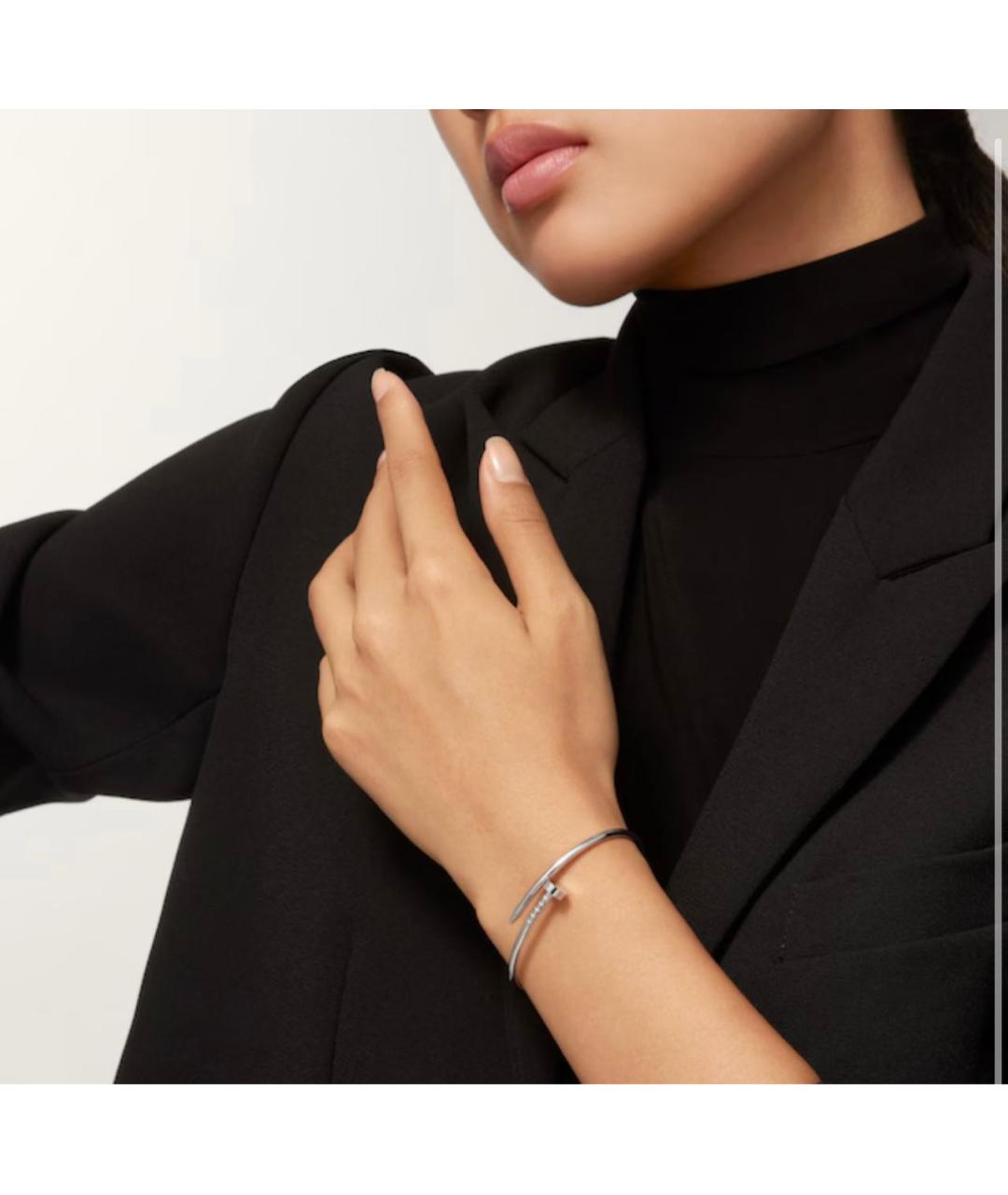 CARTIER Серебряный браслет из белого золота, фото 3