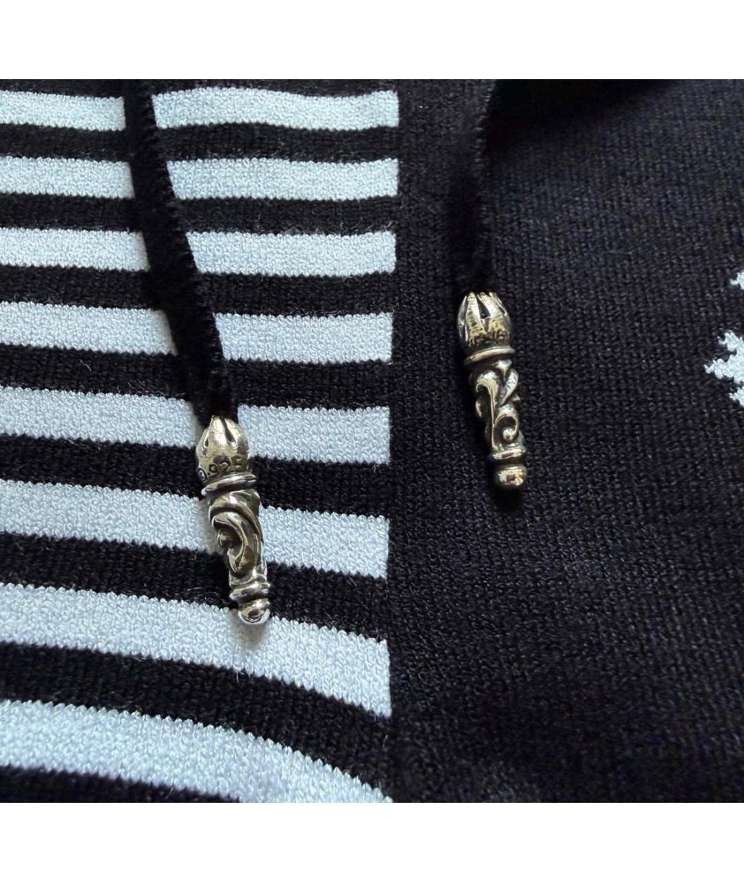 CHROME HEARTS Черные хлопковые шорты, фото 3