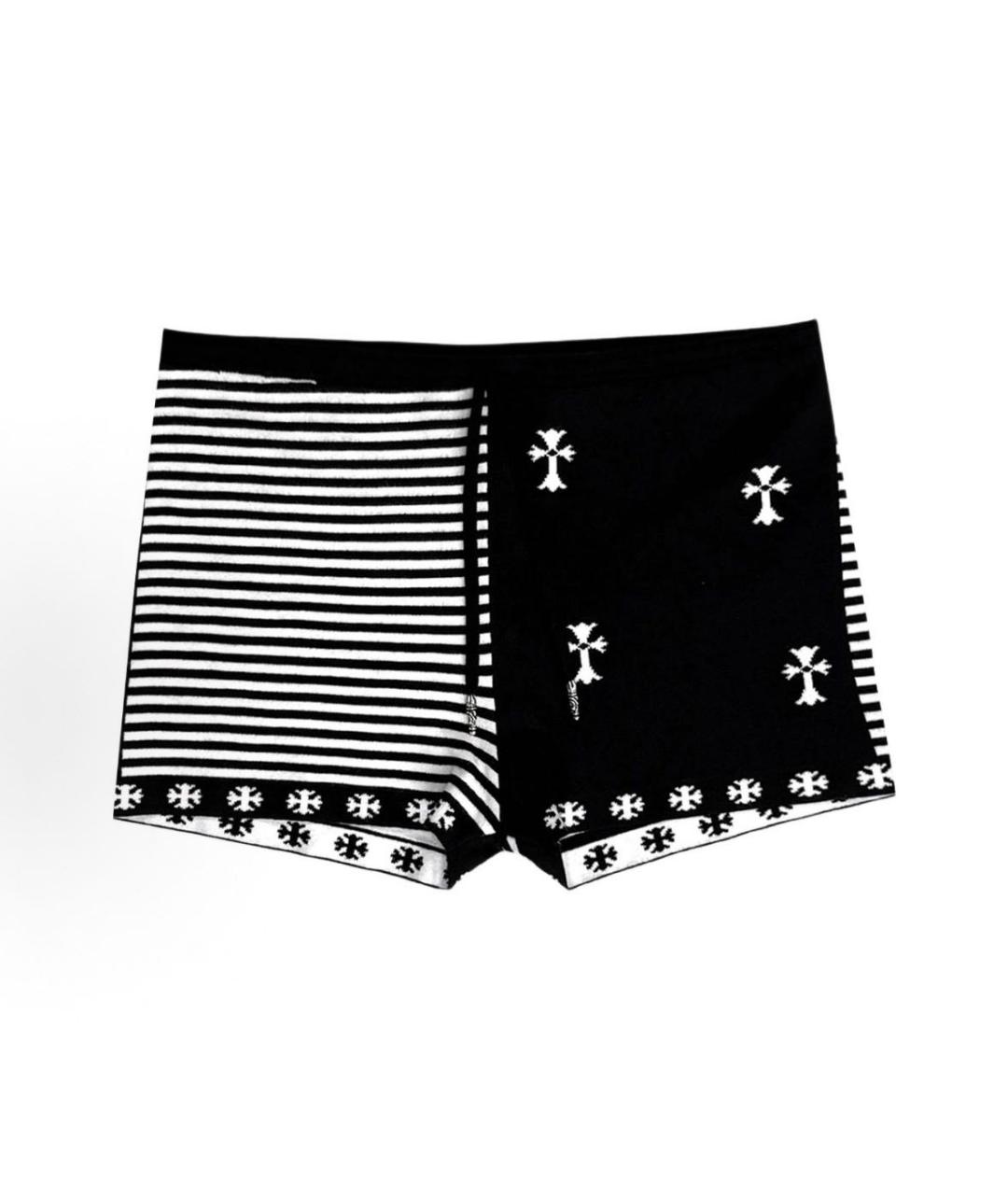 CHROME HEARTS Черные хлопковые шорты, фото 6