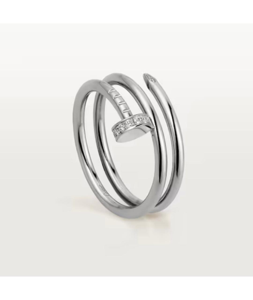 CARTIER Серебряное кольцо из белого золота, фото 4