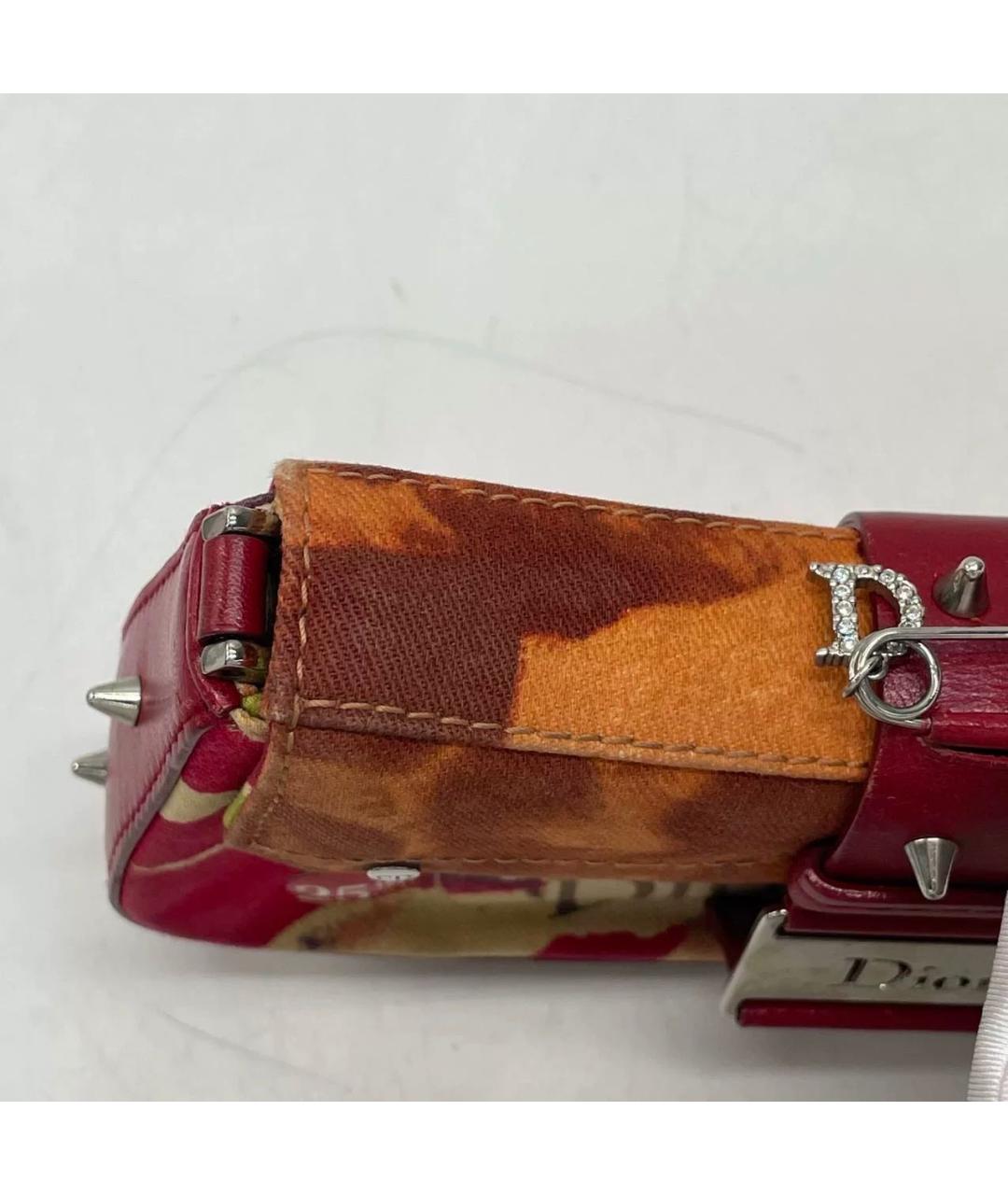 CHRISTIAN DIOR Мульти кожаная сумка с короткими ручками, фото 7