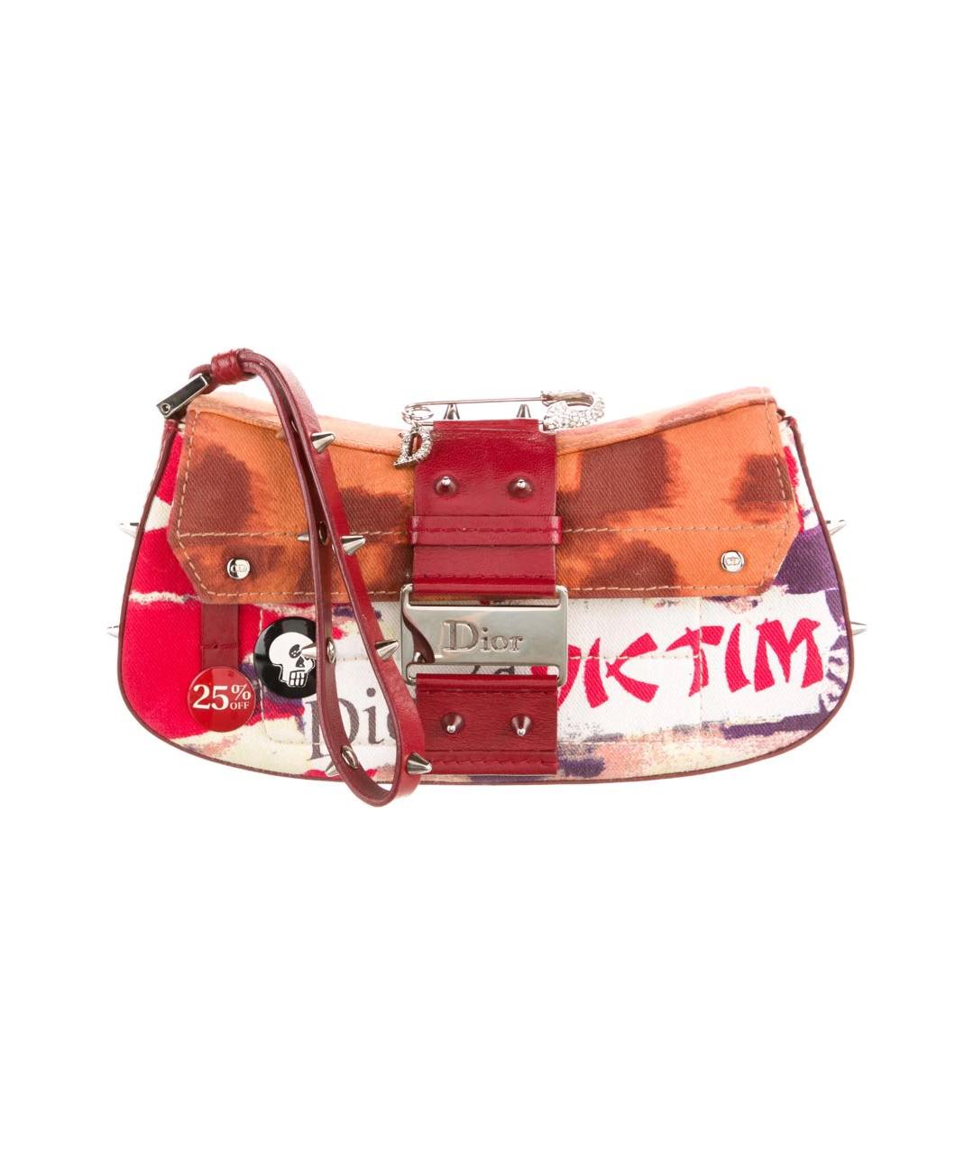 CHRISTIAN DIOR Мульти кожаная сумка с короткими ручками, фото 9