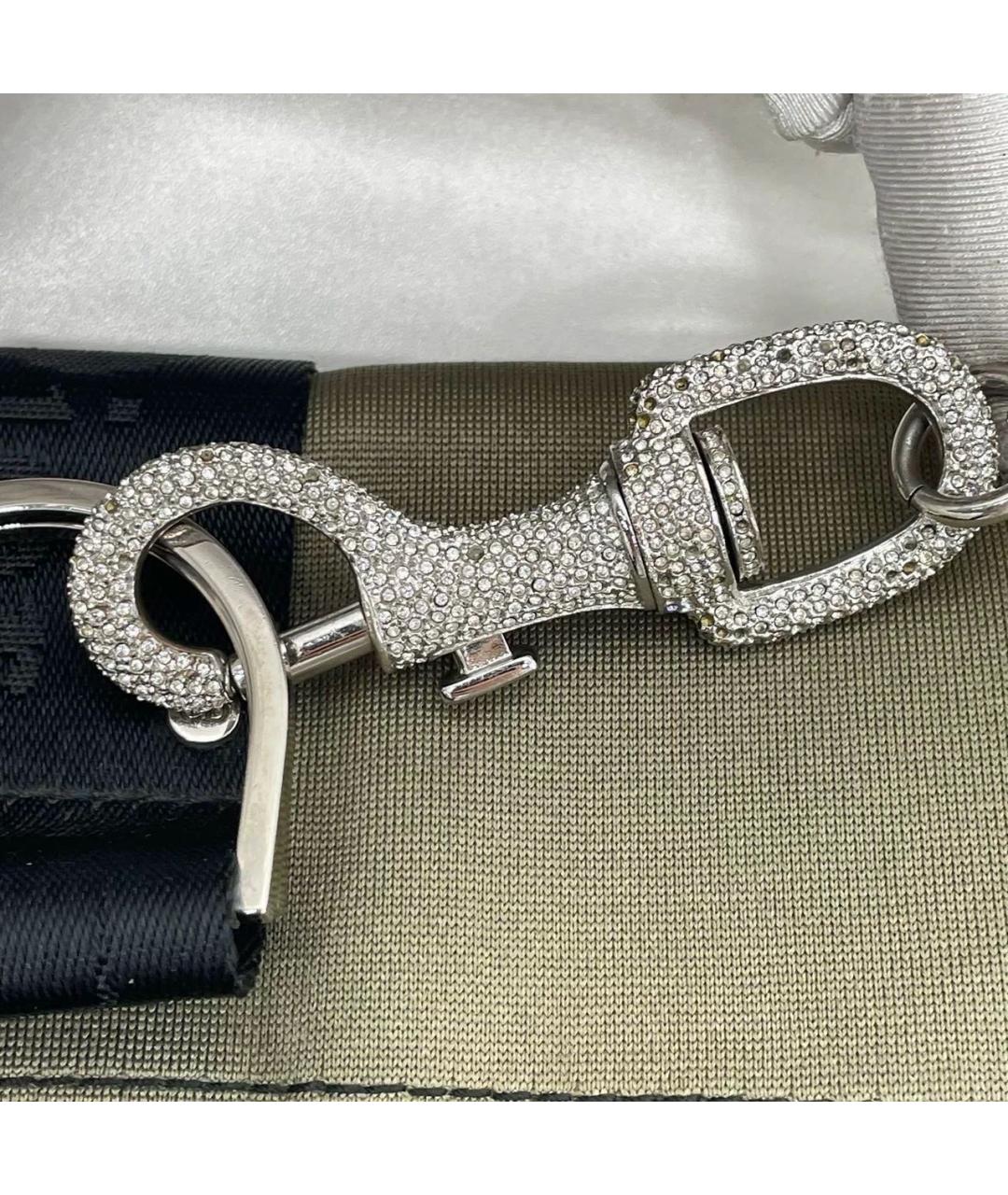 CHRISTIAN DIOR Хаки кожаная сумка с короткими ручками, фото 8