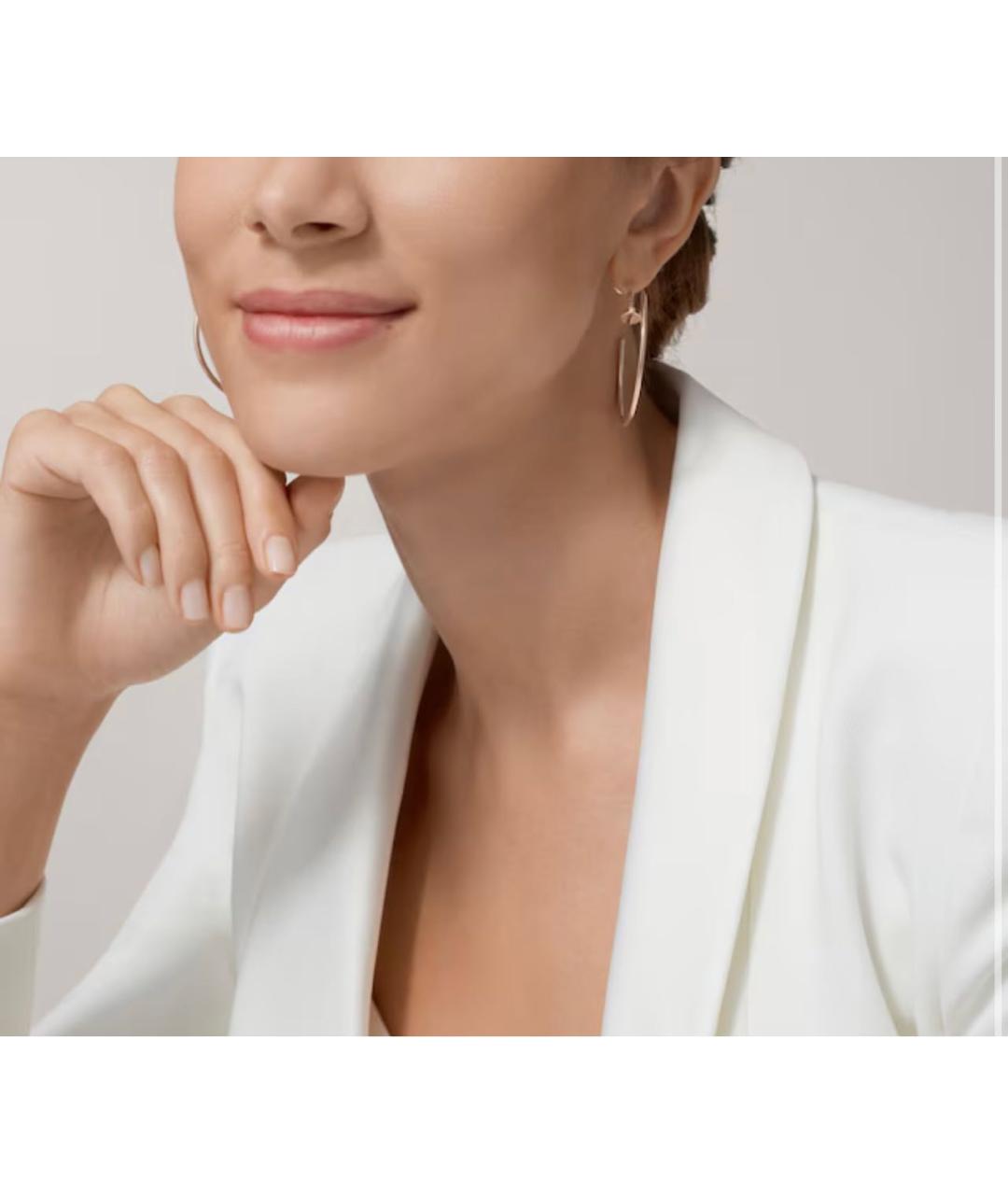 CARTIER Золотые серьги из розового золота, фото 2