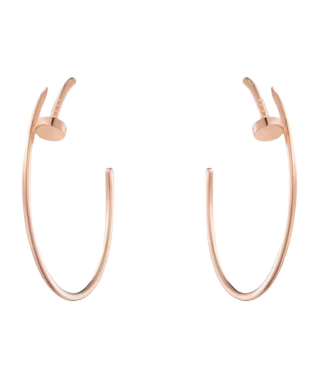 CARTIER Золотые серьги из розового золота, фото 1