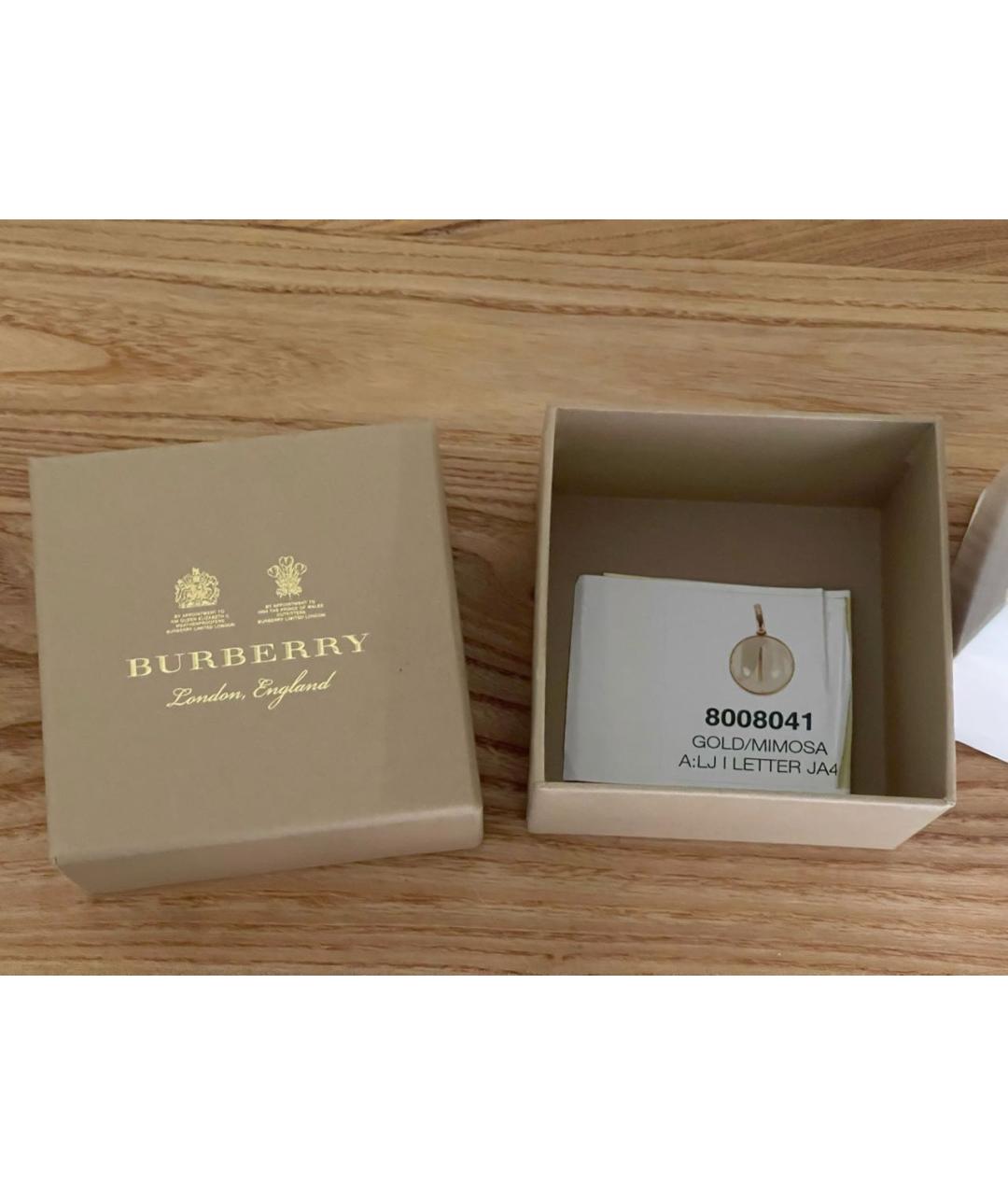 BURBERRY Золотой брелок, фото 8