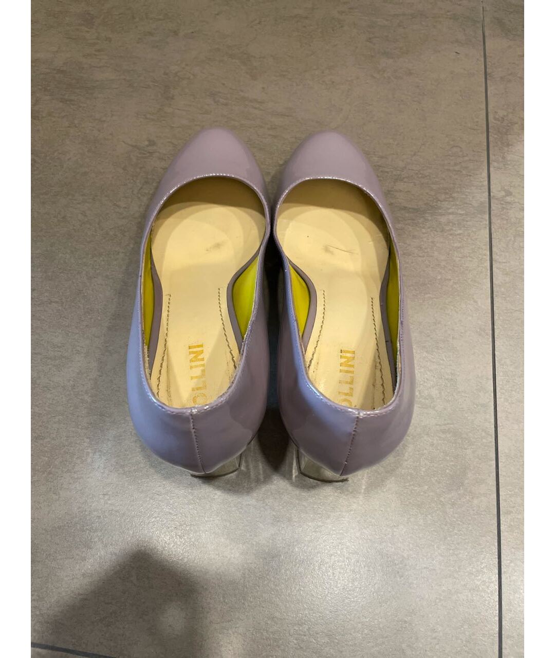POLLINI Фиолетовые кожаные туфли, фото 3