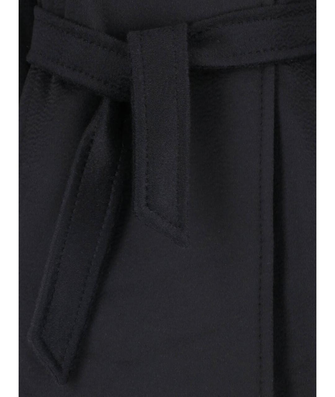 MAX MARA Черное пальто, фото 4