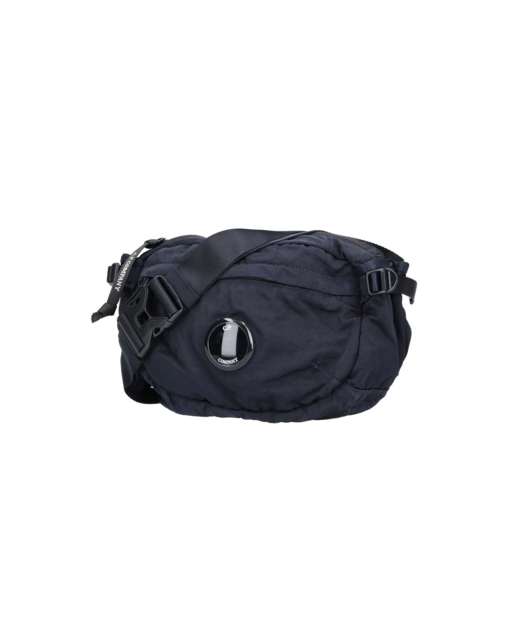 CP COMPANY Синяя тканевая поясная сумка, фото 2