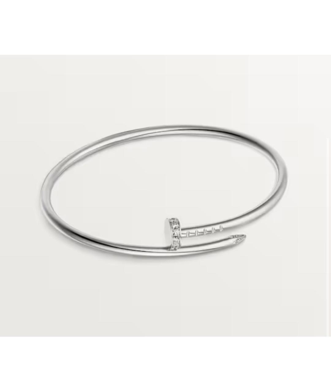 CARTIER Серебряный браслет из белого золота, фото 2