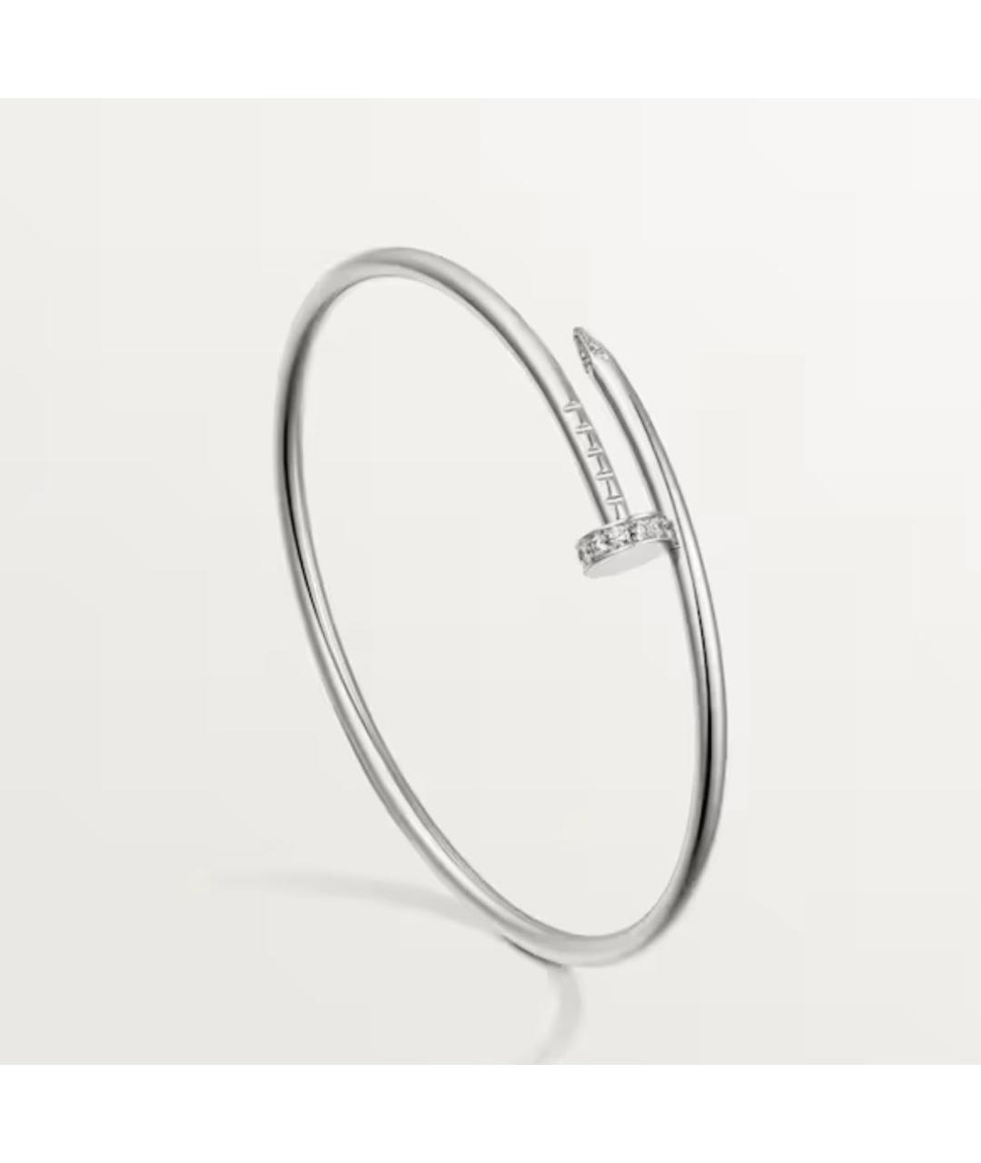 CARTIER Серебряный браслет из белого золота, фото 5