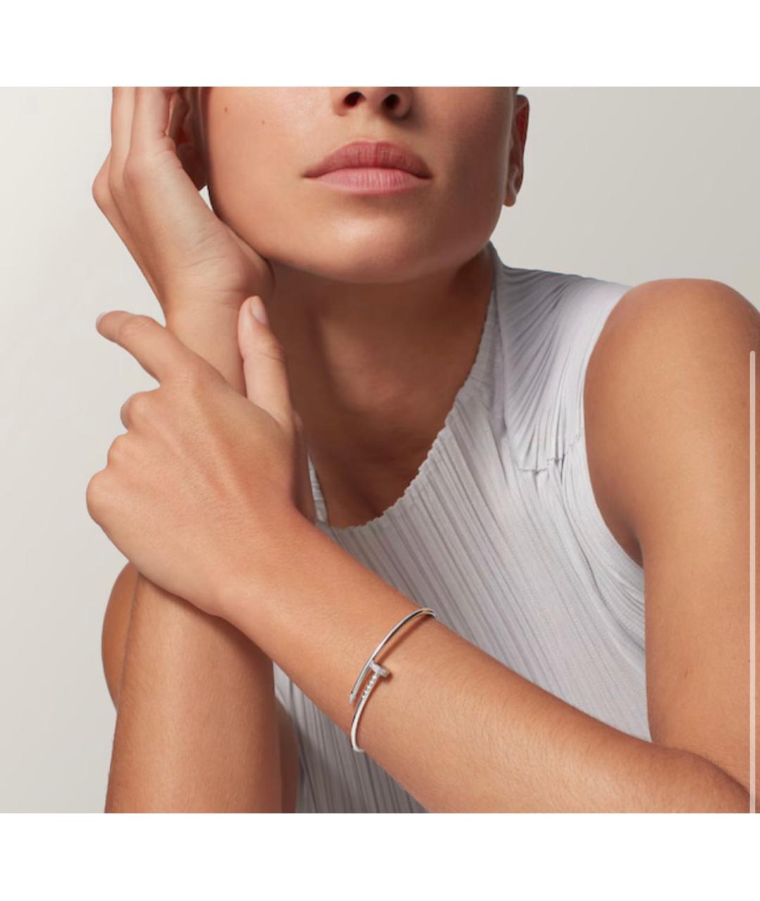 CARTIER Серебряный браслет из белого золота, фото 3