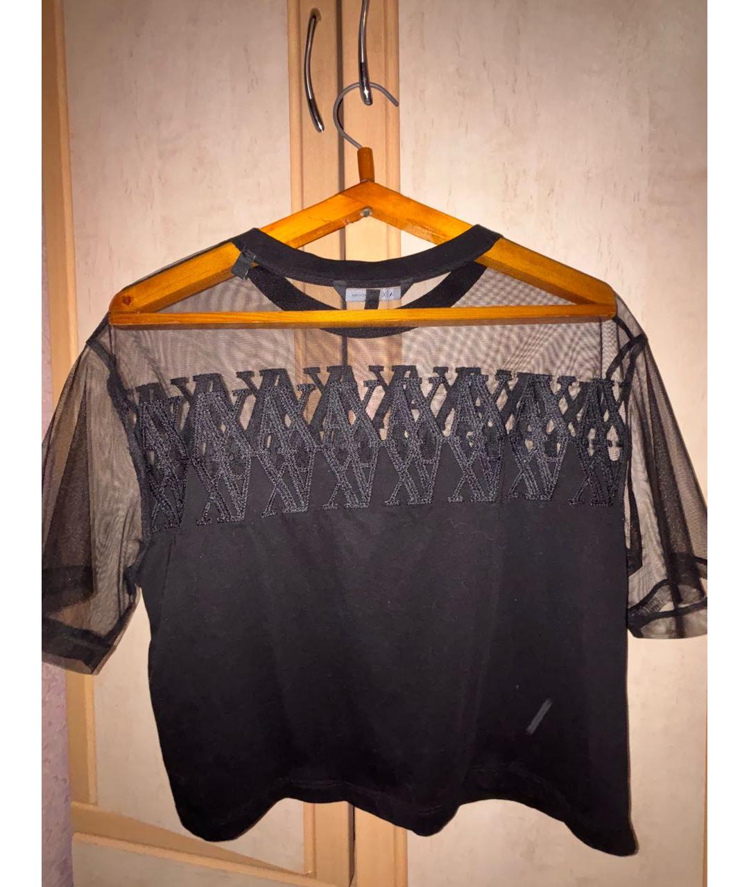 ARMANI EXCHANGE Черная хлопковая футболка, фото 2