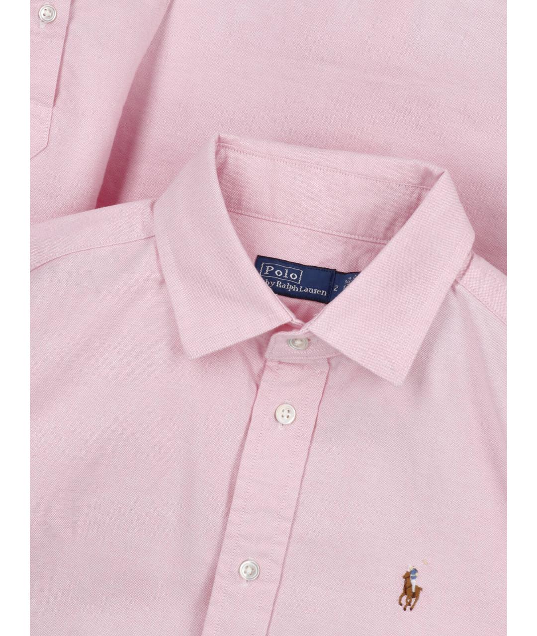 POLO RALPH LAUREN Розовая хлопковая рубашка, фото 3