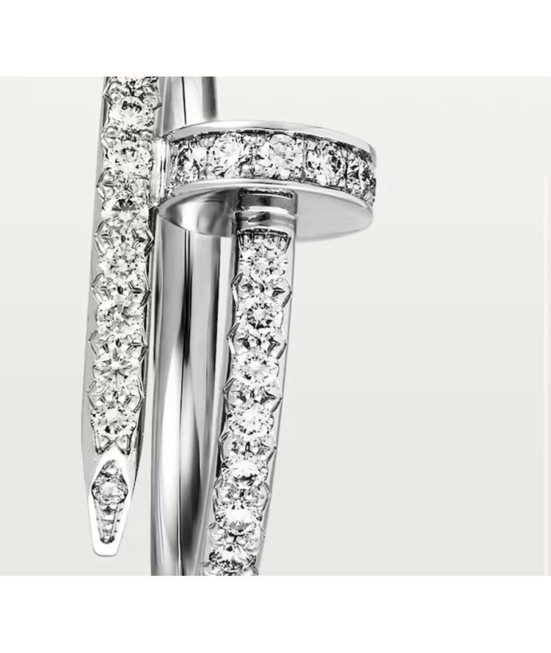 CARTIER Серебряное кольцо из белого золота, фото 3