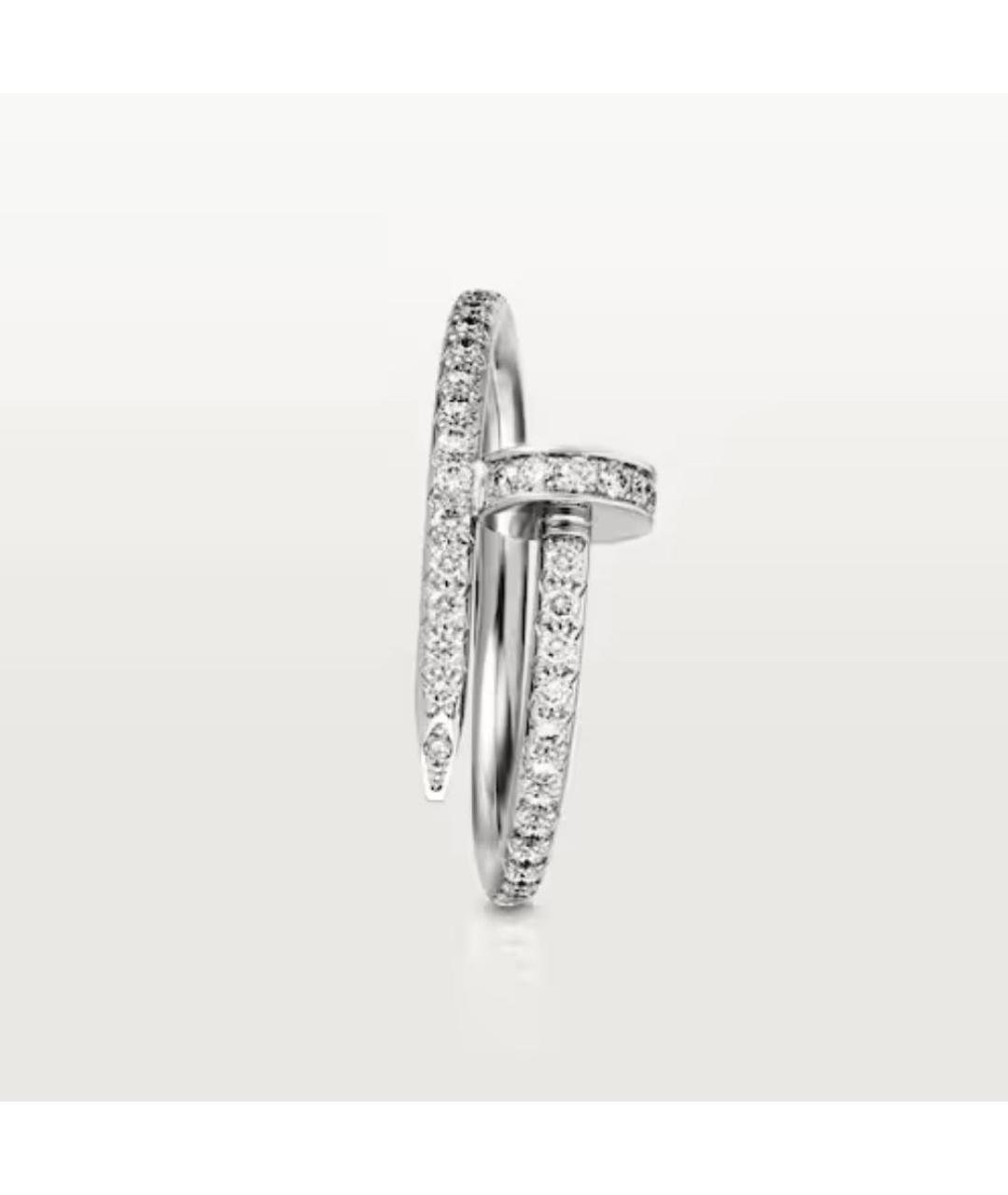 CARTIER Серебряное кольцо из белого золота, фото 5