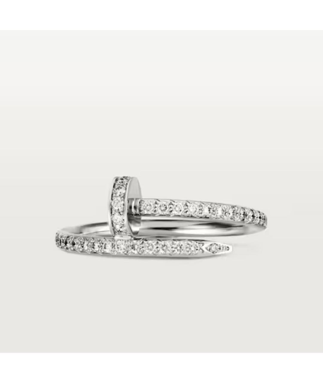 CARTIER Серебряное кольцо из белого золота, фото 4