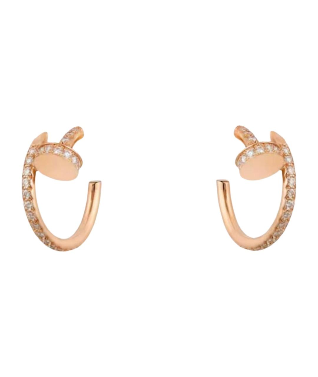 CARTIER Золотые серьги из розового золота, фото 1