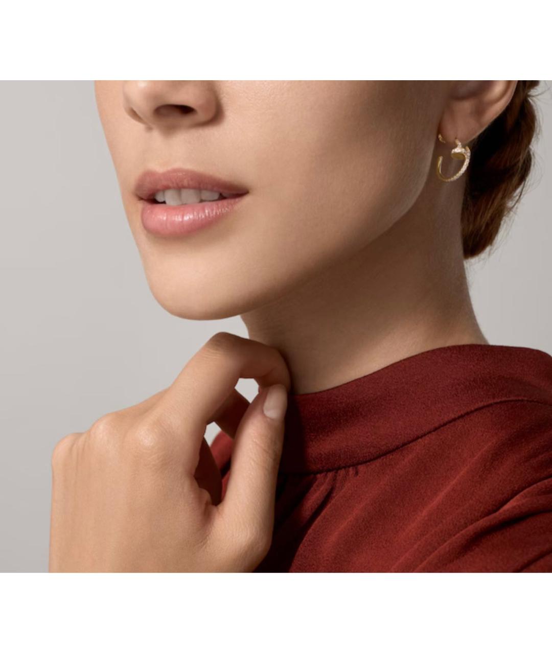 CARTIER Золотые серьги из желтого золота, фото 2