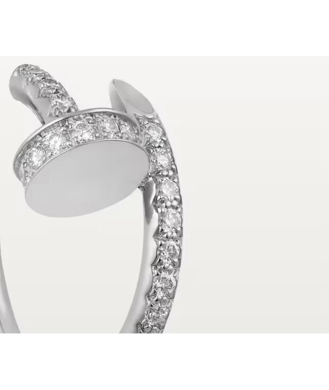 CARTIER Серебряные серьги из белого золота, фото 4