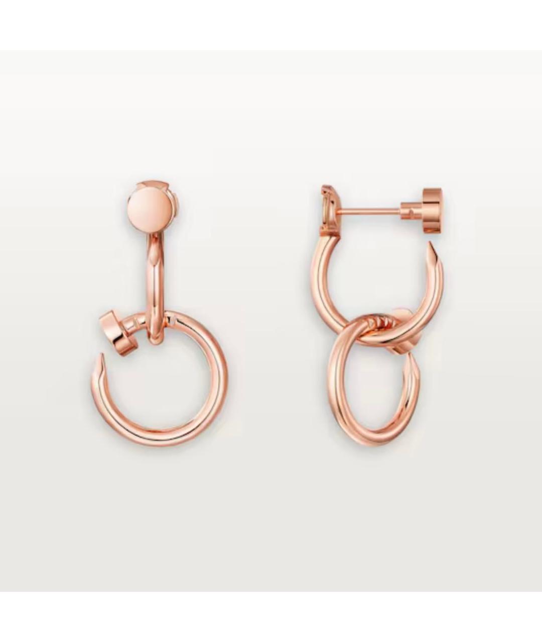 CARTIER Золотые серьги из розового золота, фото 3