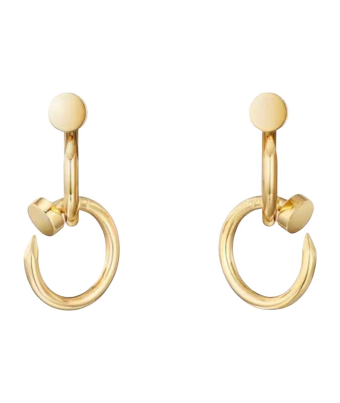 CARTIER Золотые серьги из желтого золота, фото 1