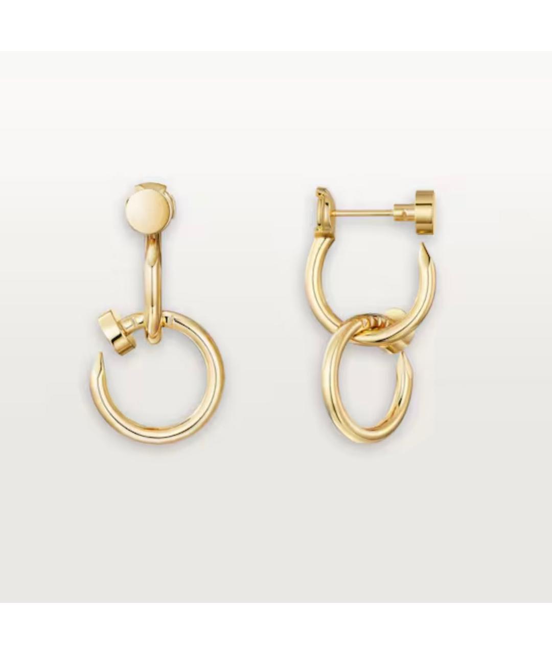 CARTIER Золотые серьги из желтого золота, фото 3